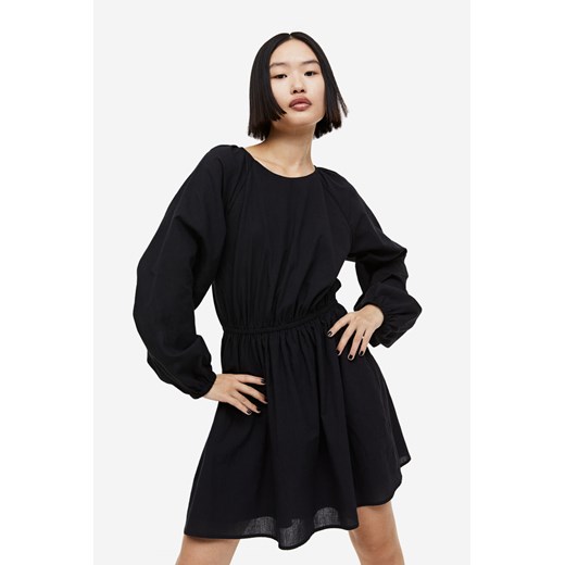 H & M - Sukienka z odkrytymi plecami - Czarny ze sklepu H&M w kategorii Sukienki - zdjęcie 169590652
