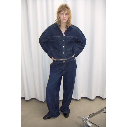 H & M - Straight Regular Jeans - Niebieski ze sklepu H&M w kategorii Jeansy damskie - zdjęcie 169590714