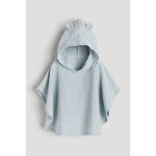 H & M - Ręcznik-ponczo z kapturem - Turkusowy ze sklepu H&M w kategorii Ręczniki dla dzieci - zdjęcie 169590960