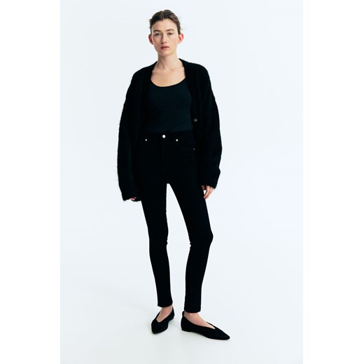H & M - Skinny High Jeans - Czarny ze sklepu H&M w kategorii Jeansy damskie - zdjęcie 169591091