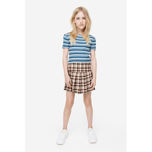 H & M - Plisowana spódnica - Beżowy ze sklepu H&M w kategorii Spódnice dziewczęce - zdjęcie 169591150