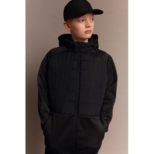 H & M - Watowana kurtka sportowa - Czarny ze sklepu H&M w kategorii Kurtki chłopięce - zdjęcie 169591173