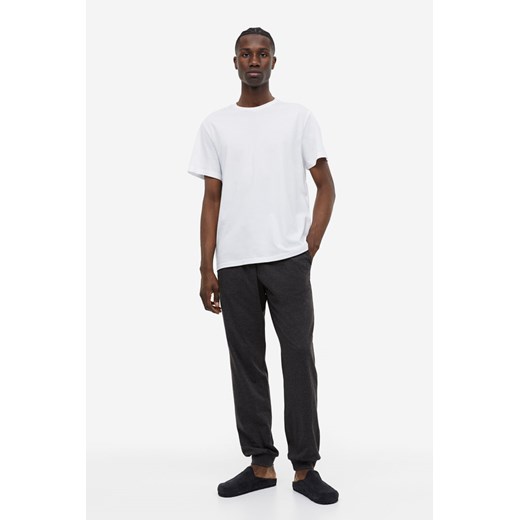 H & M - Spodnie piżamowe 2-pak Regular Fit - Czarny ze sklepu H&M w kategorii Piżamy męskie - zdjęcie 169591463
