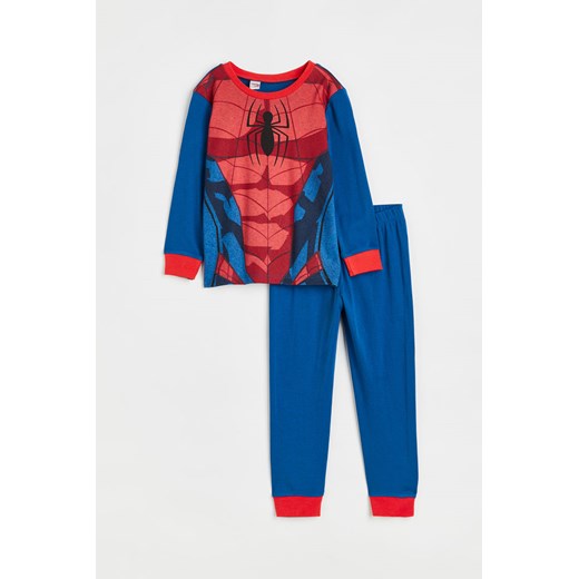 H & M - Piżama z nadrukiem - Niebieski ze sklepu H&M w kategorii Piżamy dziecięce - zdjęcie 169591480