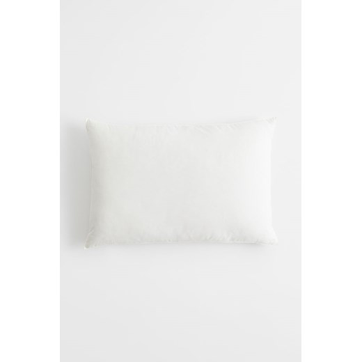H & M - Poduszka wewnętrzna z piórami - Biały ze sklepu H&M w kategorii Kołdry i poduszki - zdjęcie 169591580