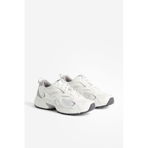 H & M - Masywne buty sportowe - Biały ze sklepu H&M w kategorii Buty sportowe damskie - zdjęcie 169591694