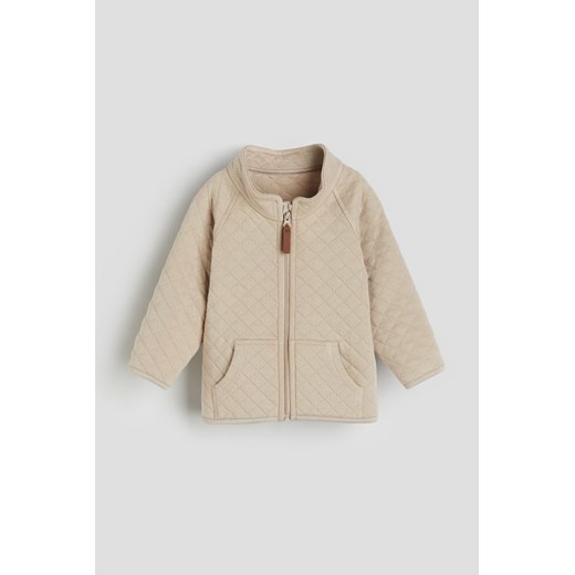 H & M - Pikowana kurtka - Beżowy ze sklepu H&M w kategorii Kurtki chłopięce - zdjęcie 169591794