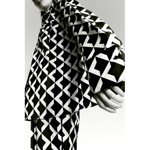 H & M - Koszula z wypustkami - Czarny ze sklepu H&M w kategorii Koszule damskie - zdjęcie 169591820