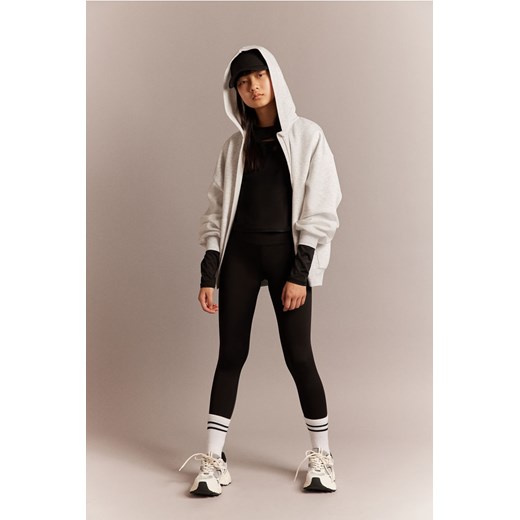 H & M - Legginsy sportowe DryMove - Czarny ze sklepu H&M w kategorii Spodnie dziewczęce - zdjęcie 169592022