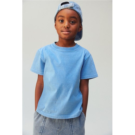 H & M - T-shirt z bawełnianego dżerseju 2-pak - Niebieski ze sklepu H&M w kategorii T-shirty chłopięce - zdjęcie 169592080
