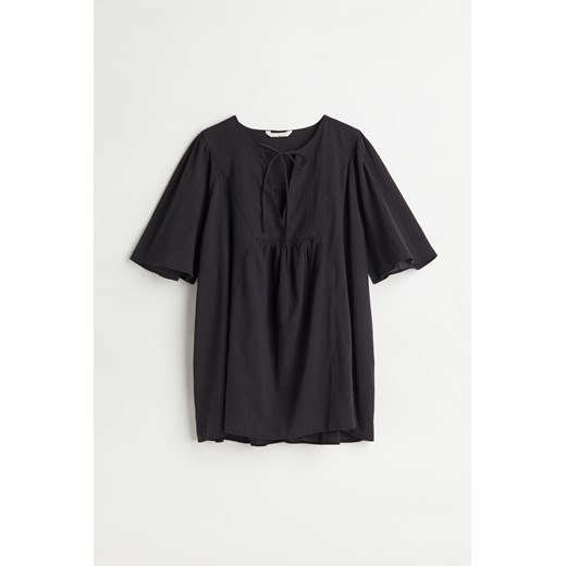 H & M - MAMA Bawełniana bluzka - Czarny ze sklepu H&M w kategorii Bluzki ciążowe - zdjęcie 169592120