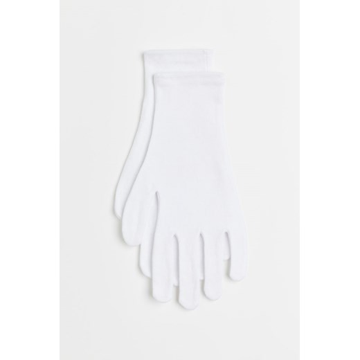 H & M - Rękawiczki nawilżające - Biały ze sklepu H&M w kategorii Akcesoria - zdjęcie 169592531