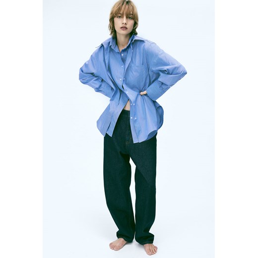 H & M - Koszula Loose Fit - Niebieski ze sklepu H&M w kategorii Koszule damskie - zdjęcie 169592983
