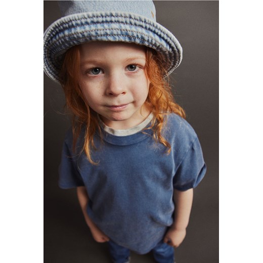 H & M - Dżinsowy kapelusz wędkarski - Niebieski ze sklepu H&M w kategorii Czapki dziecięce - zdjęcie 169593012