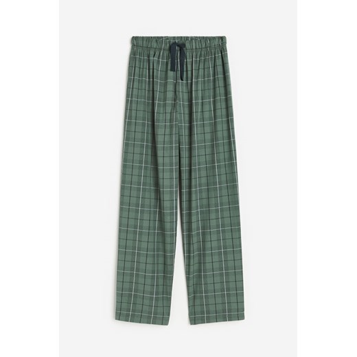 H & M - Bawełniane spodnie piżamowe - Zielony ze sklepu H&M w kategorii Piżamy dziecięce - zdjęcie 169593013