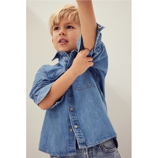 H & M - Koszula dżinsowa - Niebieski ze sklepu H&M w kategorii Koszule chłopięce - zdjęcie 169593112