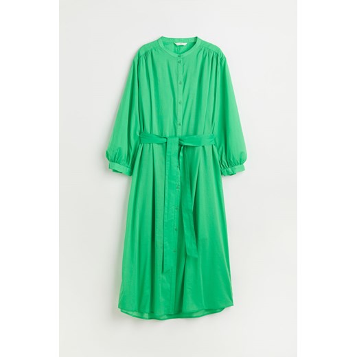 H & M - Szmizjerka do połowy łydki - Zielony ze sklepu H&M w kategorii Sukienki - zdjęcie 169593144