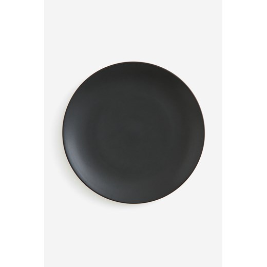 H & M - Porcelanowy talerz - Czarny ze sklepu H&M w kategorii Talerze - zdjęcie 169593331