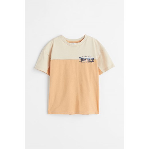 H & M - T-shirt z nadrukiem - Beżowy ze sklepu H&M w kategorii T-shirty chłopięce - zdjęcie 169593333