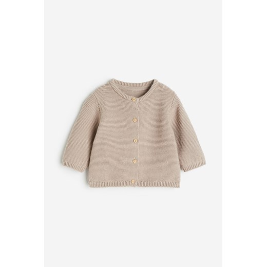 H & M - Kardigan - Brązowy ze sklepu H&M w kategorii Bluzy i swetry - zdjęcie 169593453