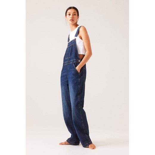 H & M - Dżinsowe ogrodniczki - Niebieski H & M XL H&M