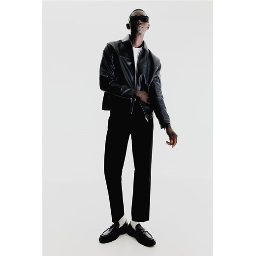 H & M - Powlekana kurtka Regular Fit - Czarny ze sklepu H&M w kategorii Kurtki męskie - zdjęcie 169593853