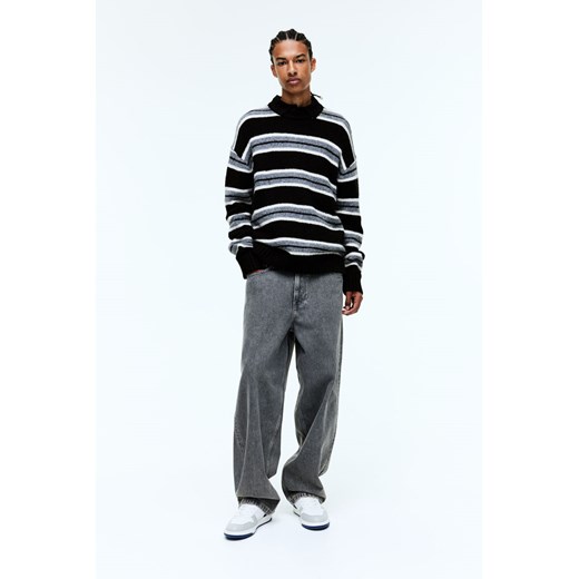 H & M - Sweter Oversized Fit - Czarny H & M M H&M