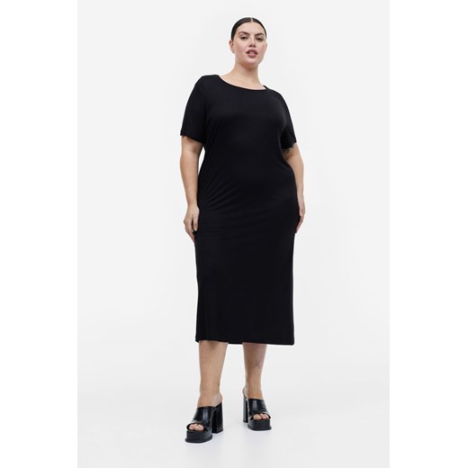 H & M - Sukienka T-shirtowa - Czarny H & M XL H&M