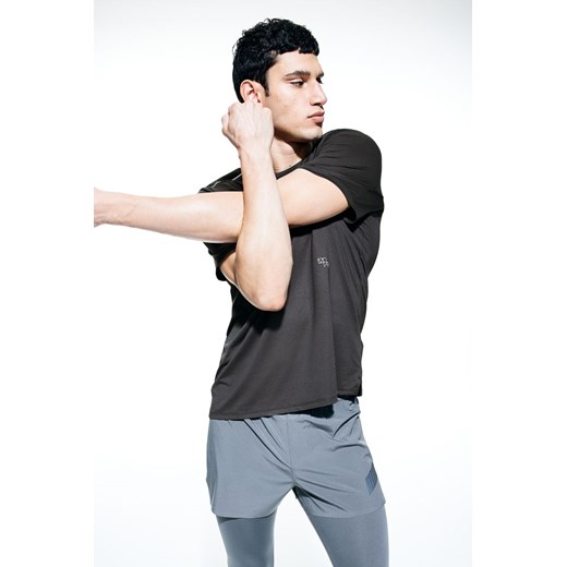 H & M - T-shirt do biegania DryMove - Szary ze sklepu H&M w kategorii T-shirty męskie - zdjęcie 169593982