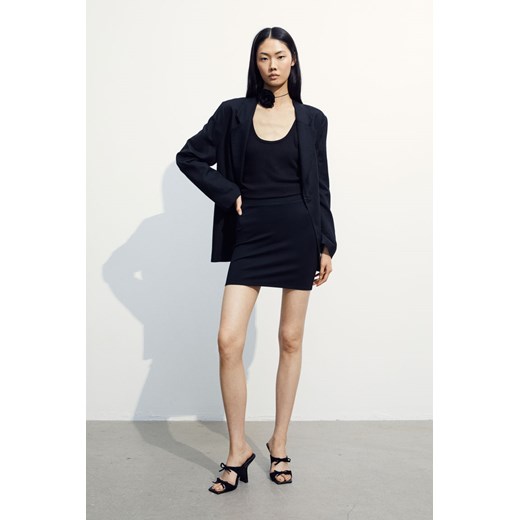 H & M - Dżersejowa spódnica - Czarny ze sklepu H&M w kategorii Spódnice - zdjęcie 169594133