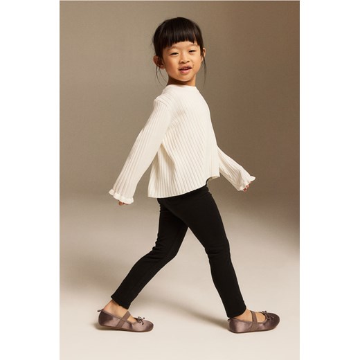 H & M - Legginsy - Czarny ze sklepu H&M w kategorii Spodnie dziewczęce - zdjęcie 169594184