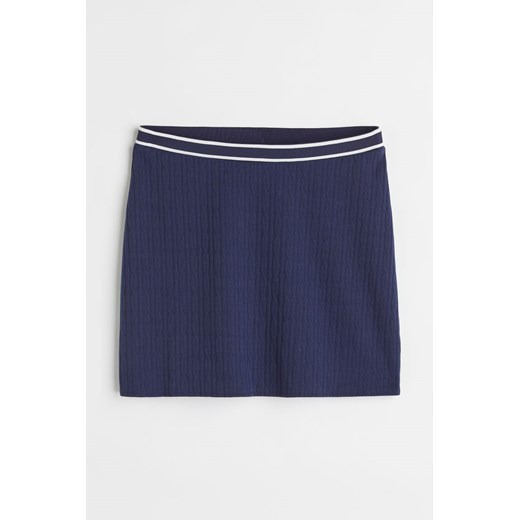 H & M - Krótka spódnica - Niebieski ze sklepu H&M w kategorii Spódnice - zdjęcie 169594304