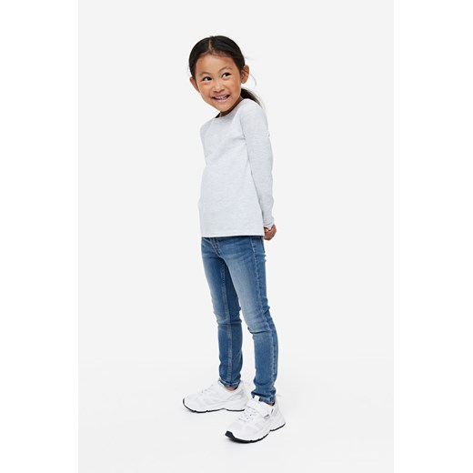 H & M - Dżinsy Super Soft Skinny Fit - Niebieski ze sklepu H&M w kategorii Spodnie dziewczęce - zdjęcie 169594403