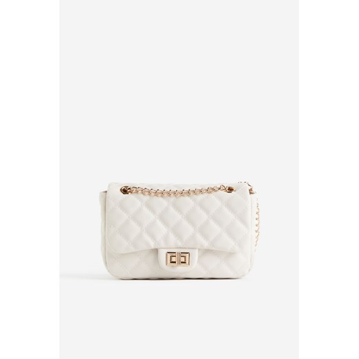H & M - Pikowana torebka na ramię - Biały ze sklepu H&M w kategorii Torby i walizki dziecięce - zdjęcie 169594410