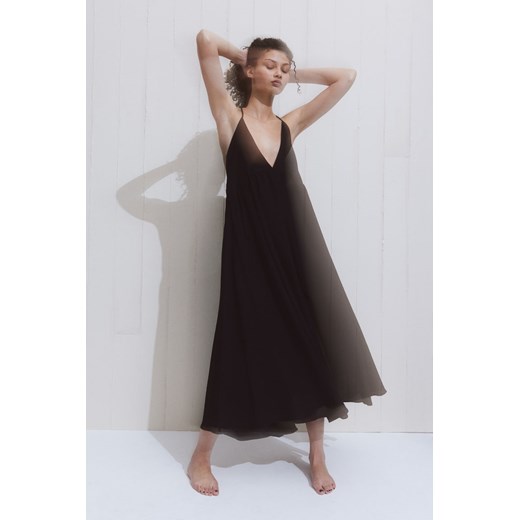 H & M - Plażowa sukienka z wiązaniem - Czarny ze sklepu H&M w kategorii Sukienki - zdjęcie 169594783