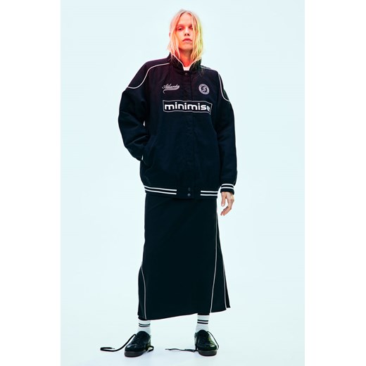H & M - Długa spódnica bez zapięcia - Czarny ze sklepu H&M w kategorii Spódnice - zdjęcie 169594830