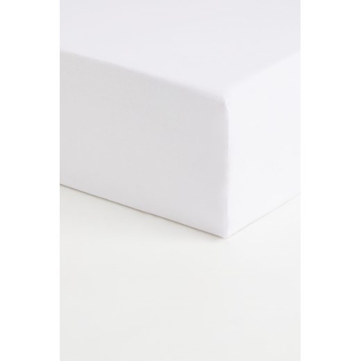 H & M - Prześcieradło z gumką - Biały ze sklepu H&M w kategorii Prześcieradła - zdjęcie 169594831