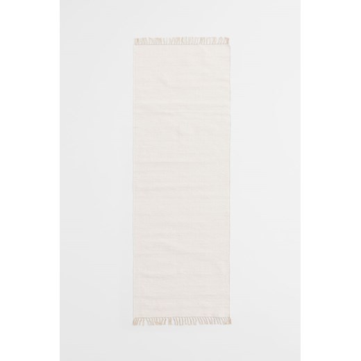 H & M - Gałgankowy chodnik bawełniany - Beżowy ze sklepu H&M w kategorii Dywany - zdjęcie 169594983