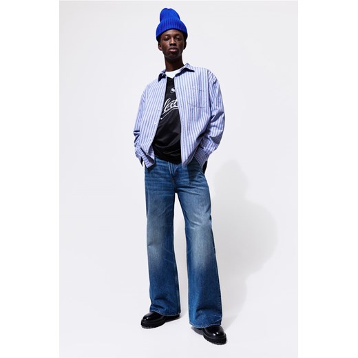 H & M - Bootcut Loose Jeans - Niebieski ze sklepu H&M w kategorii Jeansy męskie - zdjęcie 169595514