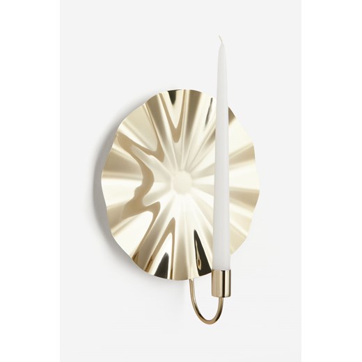H & M - Duży metalowy kinkiet - Złoty ze sklepu H&M w kategorii Lampy ścienne - zdjęcie 169595651