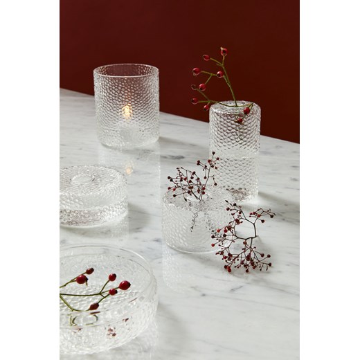 H & M - Miniaturowy wazon ze szkła - Biały ze sklepu H&M w kategorii Wazony - zdjęcie 169595771
