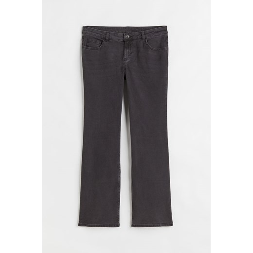 H & M - H & M+ Flare Low Jeans - Szary ze sklepu H&M w kategorii Jeansy damskie - zdjęcie 169596014