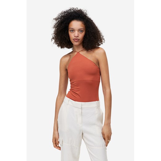 H & M - Dżersejowe body thong - Pomarańczowy H & M 3XL H&M
