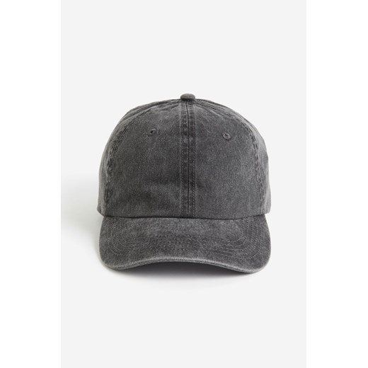 H & M - Dżinsowa czapka z daszkiem - Szary H & M ONESIZE H&M