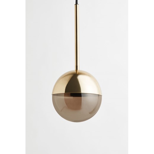 H & M - Mała wisząca lampa z metalu - Złoty H & M One Size H&M