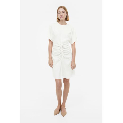 H & M - Sukienka z rozciętymi rękawami - Biały ze sklepu H&M w kategorii Sukienki - zdjęcie 169596531