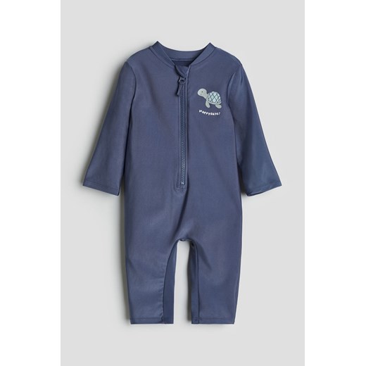 H & M - Kostium kąpielowy UPF 50 - Niebieski ze sklepu H&M w kategorii Stroje kąpielowe dla niemowląt - zdjęcie 169596801