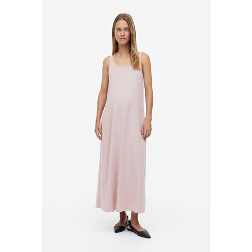 H & M - MAMA Bawełniana sukienka - Różowy H & M XL H&M