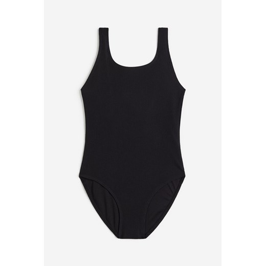 H & M - Kostium kąpielowy w prążki - Czarny ze sklepu H&M w kategorii Stroje kąpielowe - zdjęcie 169596891