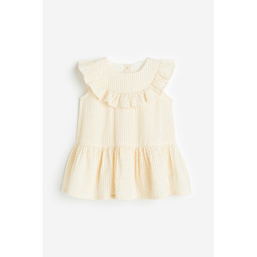 H & M - Sukienka z kory - Żółty H & M 86 (12-18M) H&M
